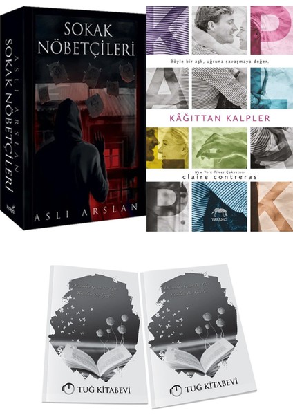 Kağıttan Kalpler ve Sokak Nöbetçileri 1 Aslı Arslan 2li Set + Hediyeli