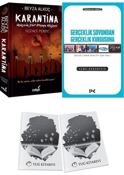 Gerçeklik Şovundan Gerçeklik Kurgusuna ve Karantina 3 Beyza Alkoç 2li Set + Hediyeli