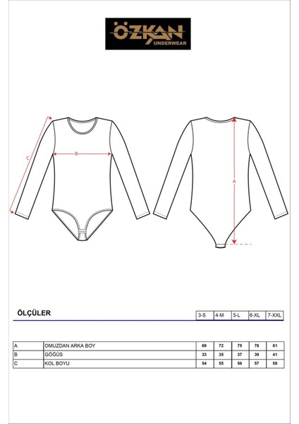Kadın Pamuklu Likralı Uzun Kollu Yuvarlak Yaka Kancalı Çıtçıtlı Örme Body modelleri