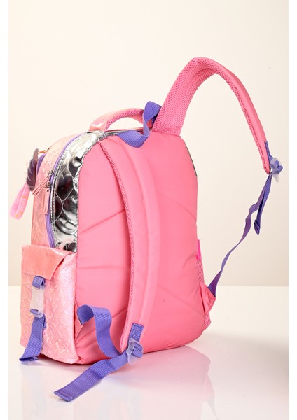 5780 Kız Çocuk Pembe 3’lü Okul Seti (Büyük Çanta + Beslenme Çantası + Kalemlik) – Love Desenli fırsatları