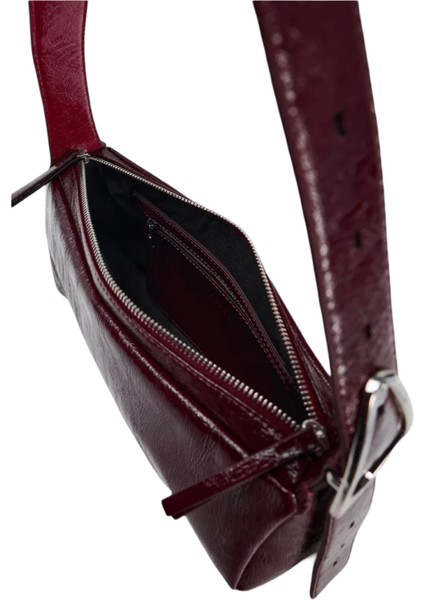 Tokalı Zara Kadın Omuz Çantası Kestane fiyatları