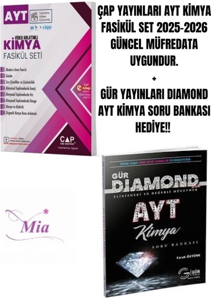Ayt Kimya Fasikül Set Hediyeli