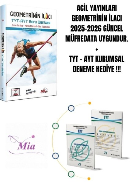 Acil Yayınları Geometrinin Ilacı Soru Bankası Hediyeli