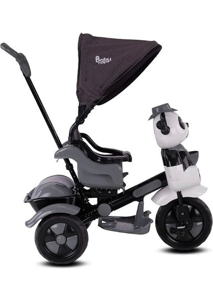 Babyhope 127A Little Panda 3 Tekerli Kontrollü Bisiklet (Pedli) Gri fiyatları