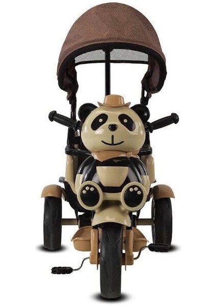 Babyhope 127A Little Panda 3 Tekerli Kontrollü Bisiklet (Pedli) Kahve fırsatları
