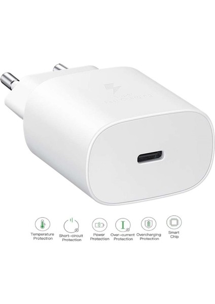 Samsung Galaxy F15 5g Uyumlu Type-C Ultra Hızlı Şarj Cihazı 22.5W 3.0 Amper (Şarj Başlığı Adaptör) fiyatları