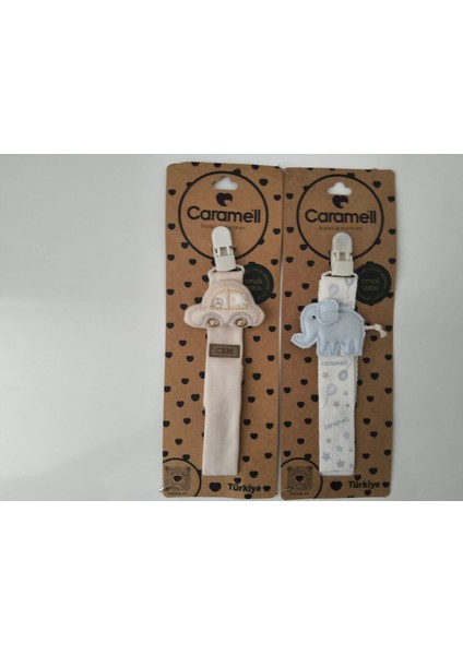 2 Li Emzik Askıları Mavi Filve Bej Araba 2188 ve 2191