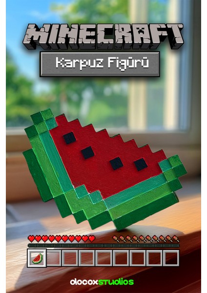 Minecraft Karpuz Figürü