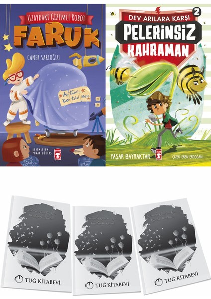 Uzaydaki Gizem Li Robot Faruk ve Pelerinsiz Kahraman Dev Arılara Karşı 2 + Hediyeli