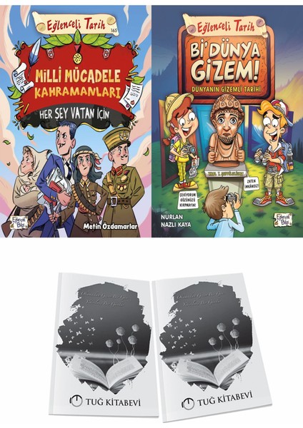 Milli Mücadele Kahramanları Her Şey Vatan Için ve Bi Dünya Gizem Dünyanın Gizem Li Tarihi + Hediyeli
