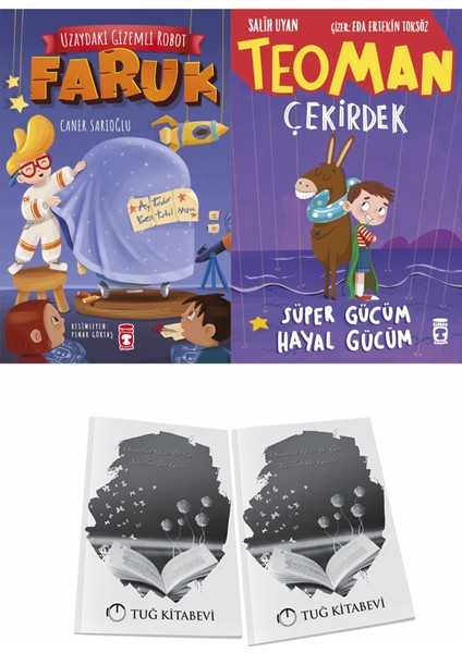 Uzaydaki Gizem Li Robot Faruk ve Teoman Çekirdek Süper Gücüm Hayal Gücüm + Hediyeli