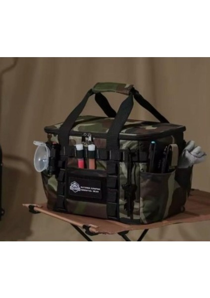 Gr1 Camo 35L Kamp Organizer Malzeme Çantası