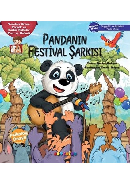 Pandanın Festival Şarkısı Tıcı Drama Parmak ve Tuzluk Kuklalar Pop-Up Sahneli