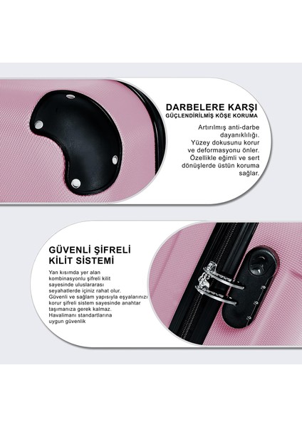 Ultra Hafif Abs Valiz Trıon modelleri