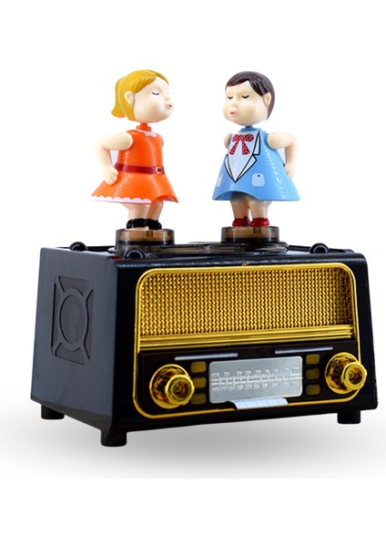 Büro Ev Ofis Hediyesi Için Öpüşen Sevgililer Stil Müzik Kutusu