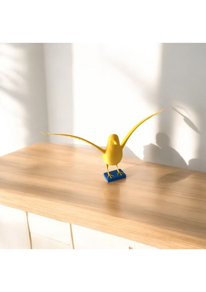 3D Dekorasyon Kanarya Figürü