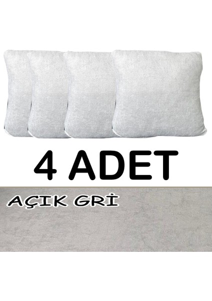 Süet Detaylı Angora Kumaş 4 Adet Kirlent Kılıfı fiyatları