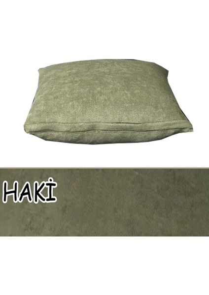 Süet Detaylı Angora Kumaş 4 Adet Kirlent Kılıfı modelleri