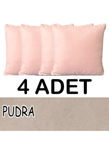 Süet Detaylı Angora Kumaş 4 Adet Kirlent Kılıfı fiyatları