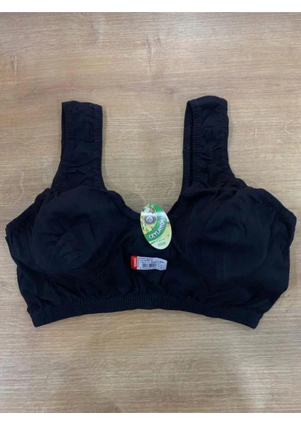 270 Kadın %100 Pamuk Penye Yarım Atlet 6 Adet