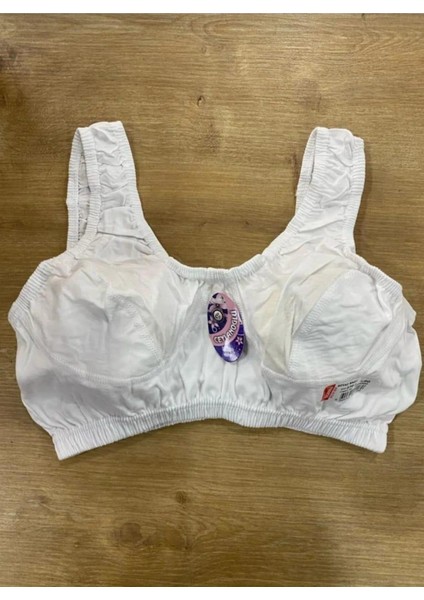 270 Kadın %100 Pamuk Penye Yarım Atlet 6 Adet