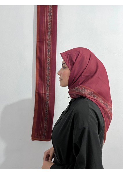 Soft Pamuk Etnik Düz Eşarp Fuşya Renk indirimleri