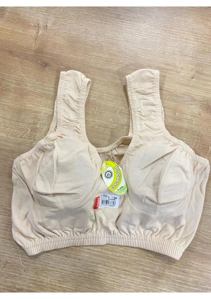 270 Kadın %100 Pamuk Penye Yarım Atlet 6 Adet