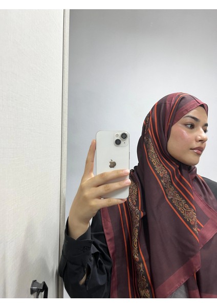 Etnik Düz Bordo Renk Şal fırsatları