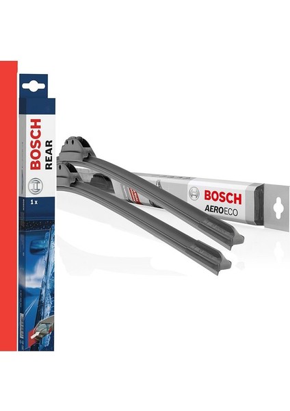 Subaru Outback 2015-2019 Uyumlu Ön ve Arka Silecek Takımı | Aeroeco Serisi| 3'lü Set |