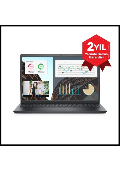 Vostro 3530, N3404PVNB3530, İ5-1334U, 15,6" Fhd, 16GB Ram, 512GB Ssd, Paylaşımlı Ekran Kartı, Free Dos Notebook (6292493)