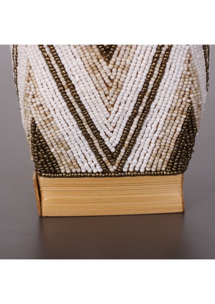 Mylamp Bali Boncuklu & Bambu Vazo 18X14 cm indirimleri