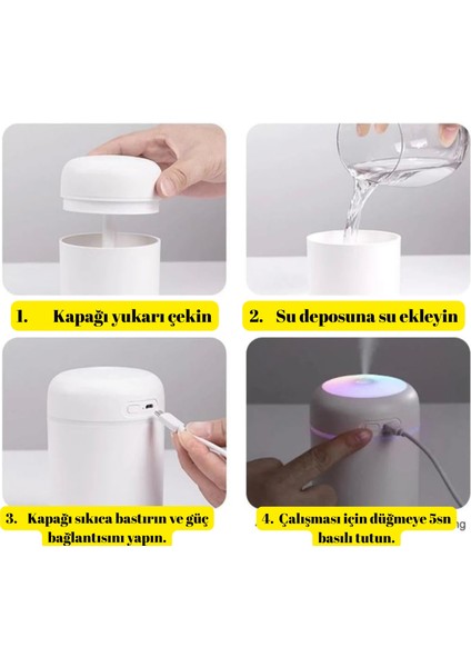 Porsche Cayenne 2011-2012-2013-2014-2015-2016-2017 Ultrasonik Hava - Oda- Araç Nemlendirici Buhar Makinesi Aroma Difüzörü