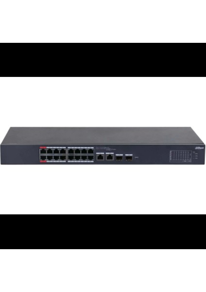 CS4218-16ET-240, 16PORT, Megabit, Poe 240W, 2 Port Sfp Gigabit Combo, Cloud Yönetilebilir, Switch