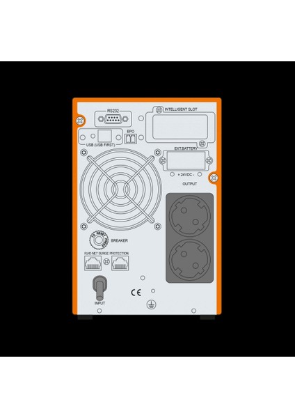 Powerpack Se 1 Kva Online UPS(2X7A Akü)