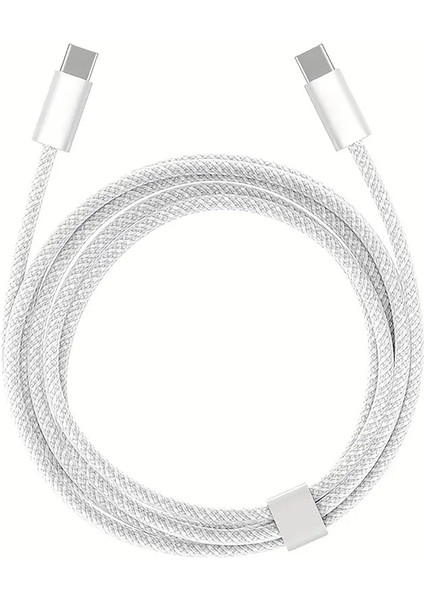 Xiaomi-Oppo-Redmi-Huawei-Apple iPhone (15-16) Uyumlu 60W Hasır Şarj Kablosu