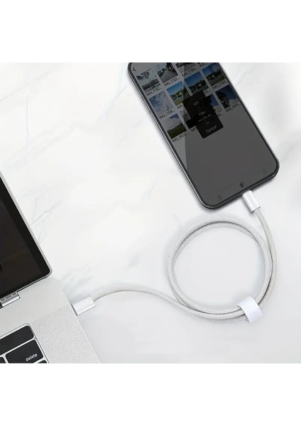 Xiaomi-Oppo-Redmi-Huawei-Apple iPhone (15-16) Uyumlu 60W Hasır Şarj Kablosu modelleri