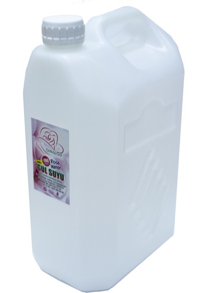 Tam Yağlı Saf Gül Suyu 5 Litre (2025 Mahsulü)