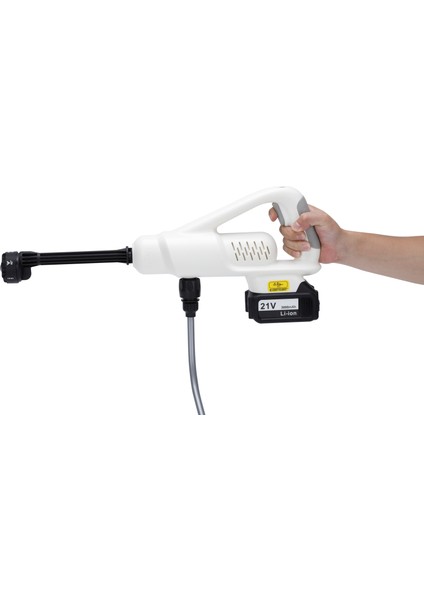 HX-4000 Şarjlı Yüksek Basınçlı Araç Yıkama Makinesi – 290 Psı, 21 V/4000 Mah Çift Batarya, Köpük Hazneli