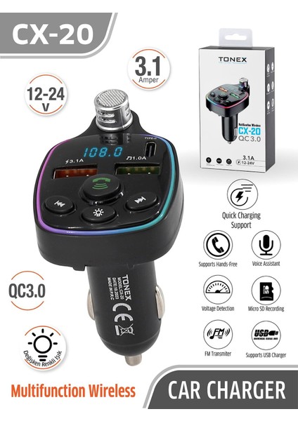 Cx-20 20W Oto Transmiter