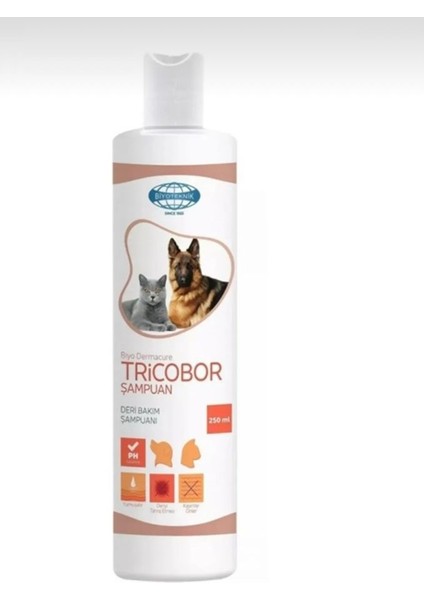 Biyo-Dermacure Tricobor Kedi ve Köpekler Için Deri Bakım Şampuanı 250 ml fırsatları