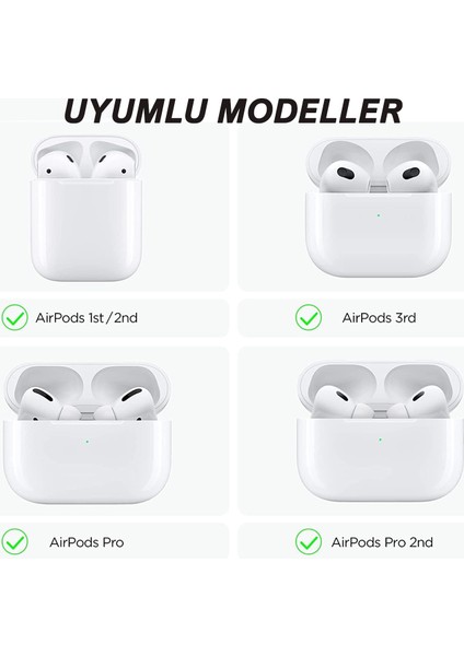 Airpods 4 3 2 1 Pro Pro 2 Uyumlu Silikon Kulaklık Tutucu Kulak Askısı Düşmeyi Önleyici fiyatları