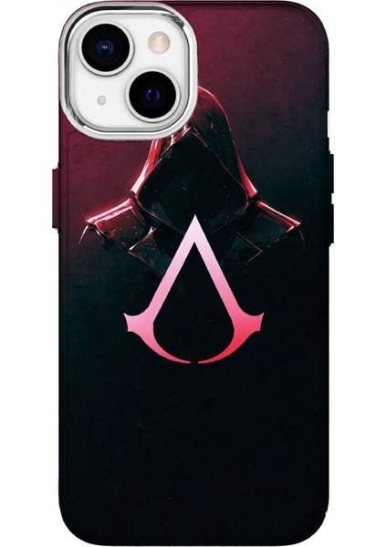 IPHONE 13 Pro Max Özel Assasın's Creed Tasarımlı Lüks Silikon Kılıf
