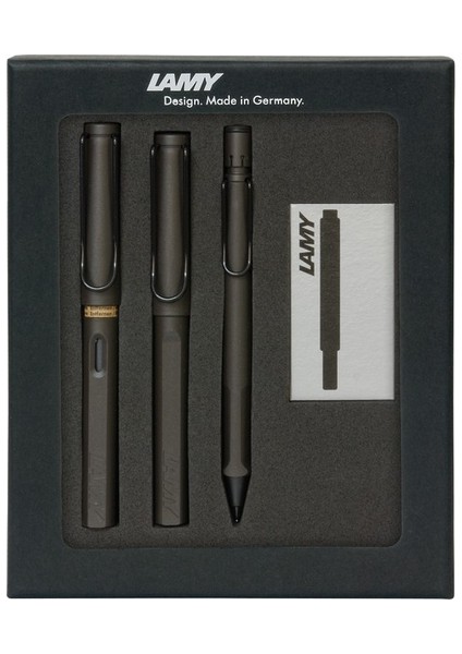 Safari Üçlü Kalem Setı Drv (Mat Siyah)