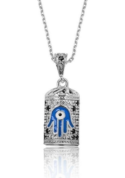 Fatma Ananın Eli Cevşen Dualı 925 Ayar Gümüş Kolye