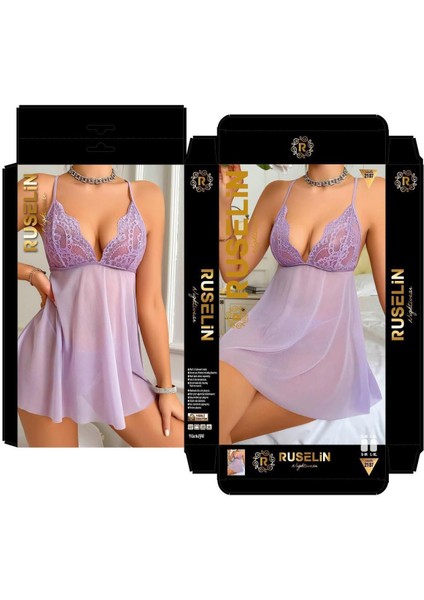 Iç Giyim Ruselin Fantezi Tül Gecelik