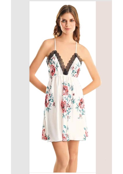 Iç Giyim Moongirl Saten Kısa Gecelik