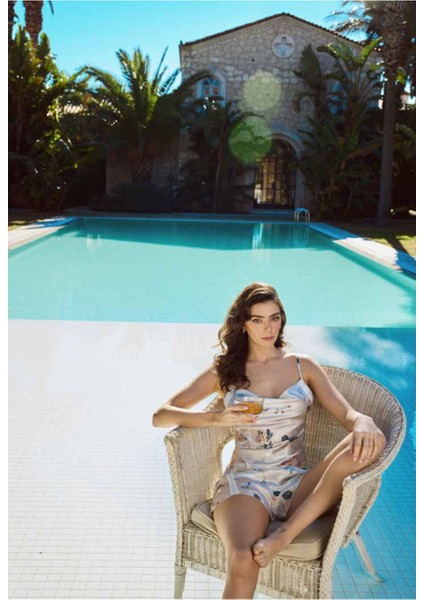 Iç Giyim Moongirl Saten Şortlu Gecelik Takım modelleri