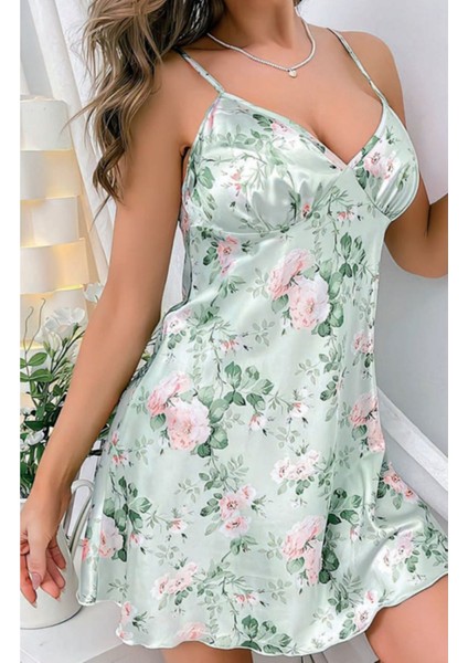 Iç Giyim Night Light Desenli Gecelik