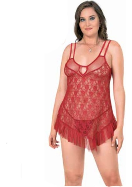 Iç Giyim Moongirl Fantezi Büyük Beden Tül Gecelikler