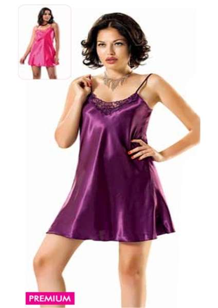 Iç Giyim Moongirl Fantezi Saten Gecelik